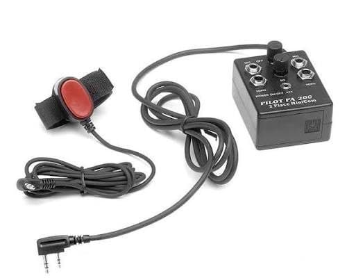 Intercomunicador Pilot Usa Icom Ic-A16 Pa-200T/A16 para Rádio Comunicador