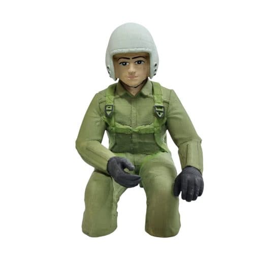 Piloto Vq Pintado para Sf-260 .60 (Corpo Completo) Vq-Ap25