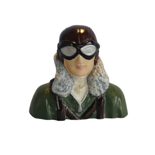Busto de Piloto Vq Pintado Wwii Japonês (Zero) Vq-Ap01
