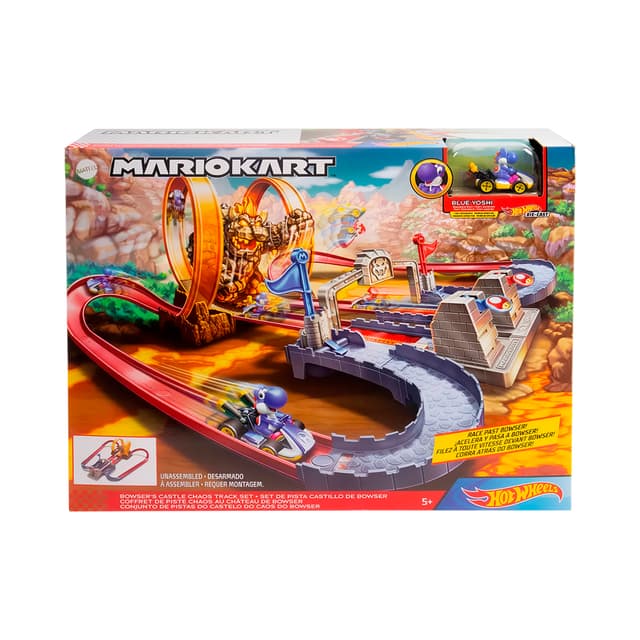 Pista de Jogo Hot Wheels Mario Kart Castle Bowser Mattel Gnm22 Hw