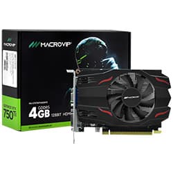 Placa de Vídeo Macrovip 4GB GeForce GTX750TI V2 GDDR5 - MV-GTX750TI4GD5V2