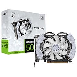 Placa de Vídeo Msi Cyclone Oc 8GB GeForce RTX 5060 Gddr7 - Branco