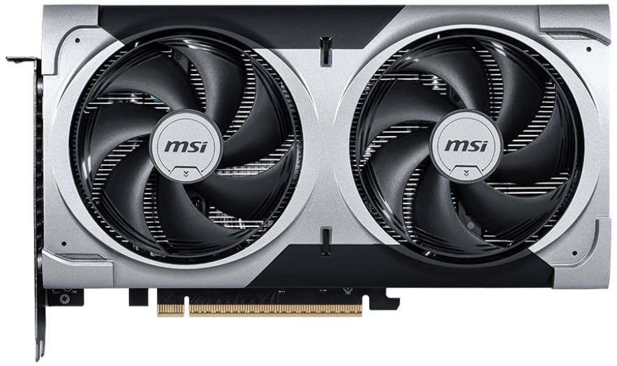 Placa de Vídeo Msi GeForce RTX 5060Ti Ventus 2X Oc Plus 8GB Gddr7