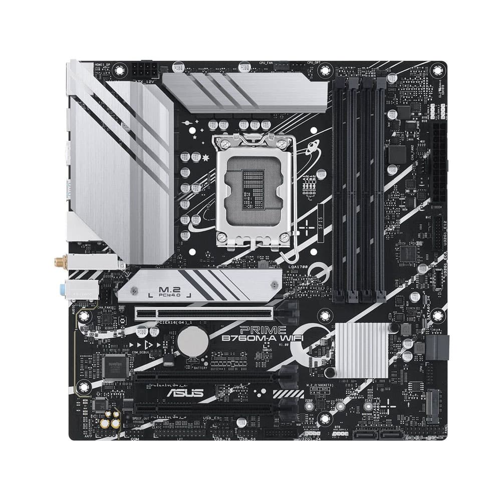 Placa-mãe Asus Prime B760M-A Wi-Fi Lga 1700 DDR5 Preto