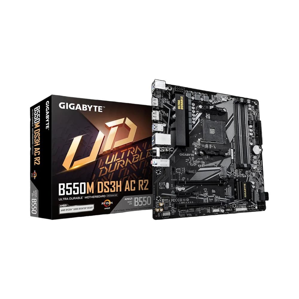 Placa-mãe Gigabyte B550M DS3H Ac R2