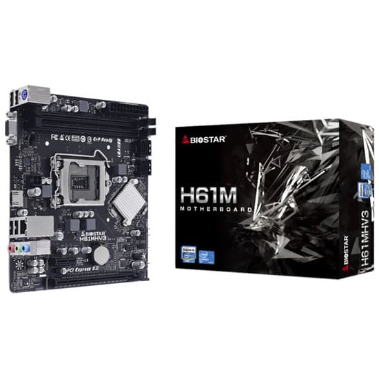 Placa-mãe Biostar H61MHV3 DDR3/VGA/HDMI/USB 2.0/Lan