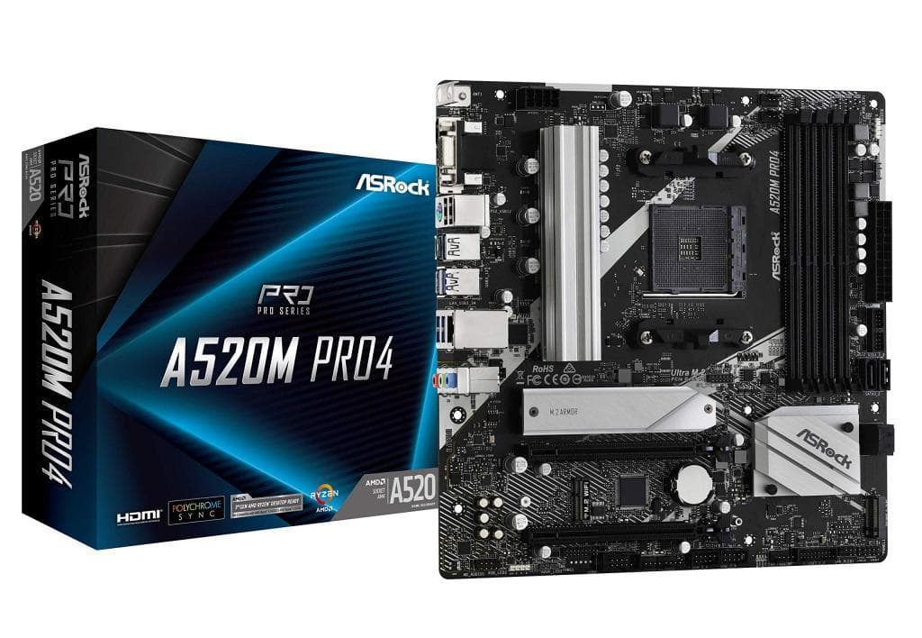 Placa-mãe Asrock A520M-Hdv Micro Atx