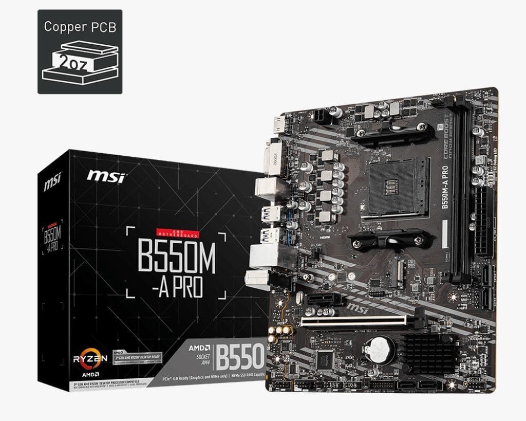 Placa-mãe Msi B550M-A Pro Micro-Atx DDR4