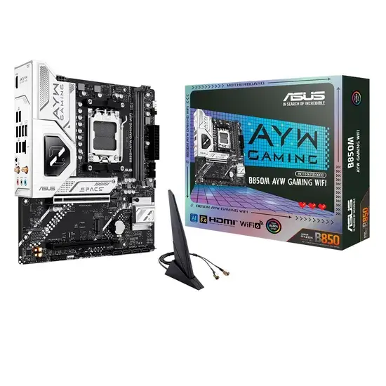 Placa-mãe Asus B850M-Ayw Gaming Wi-Fi DDR5 Am5