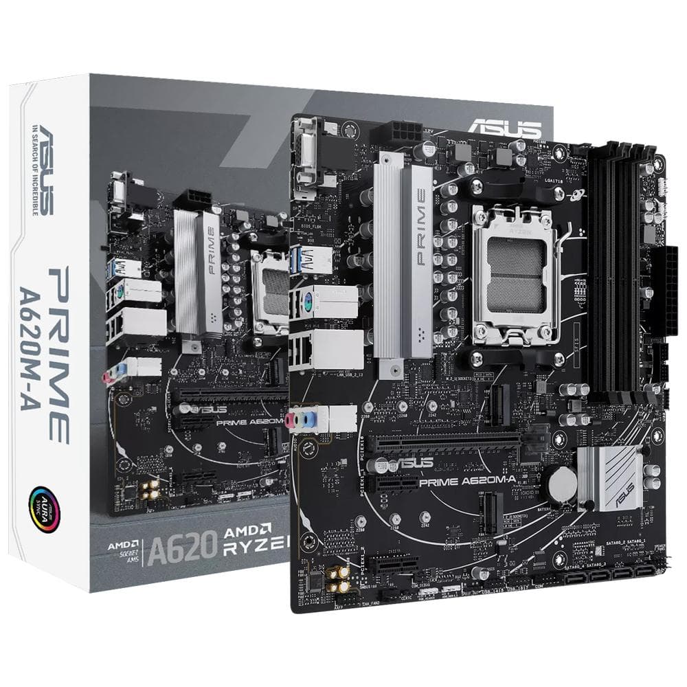 Placa-mãe Asus Prime A620AM-A DDR5 Micro-ATX