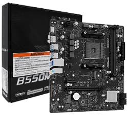 Placa Mãe ASRock B550M-P Socket AM4 / DDR4