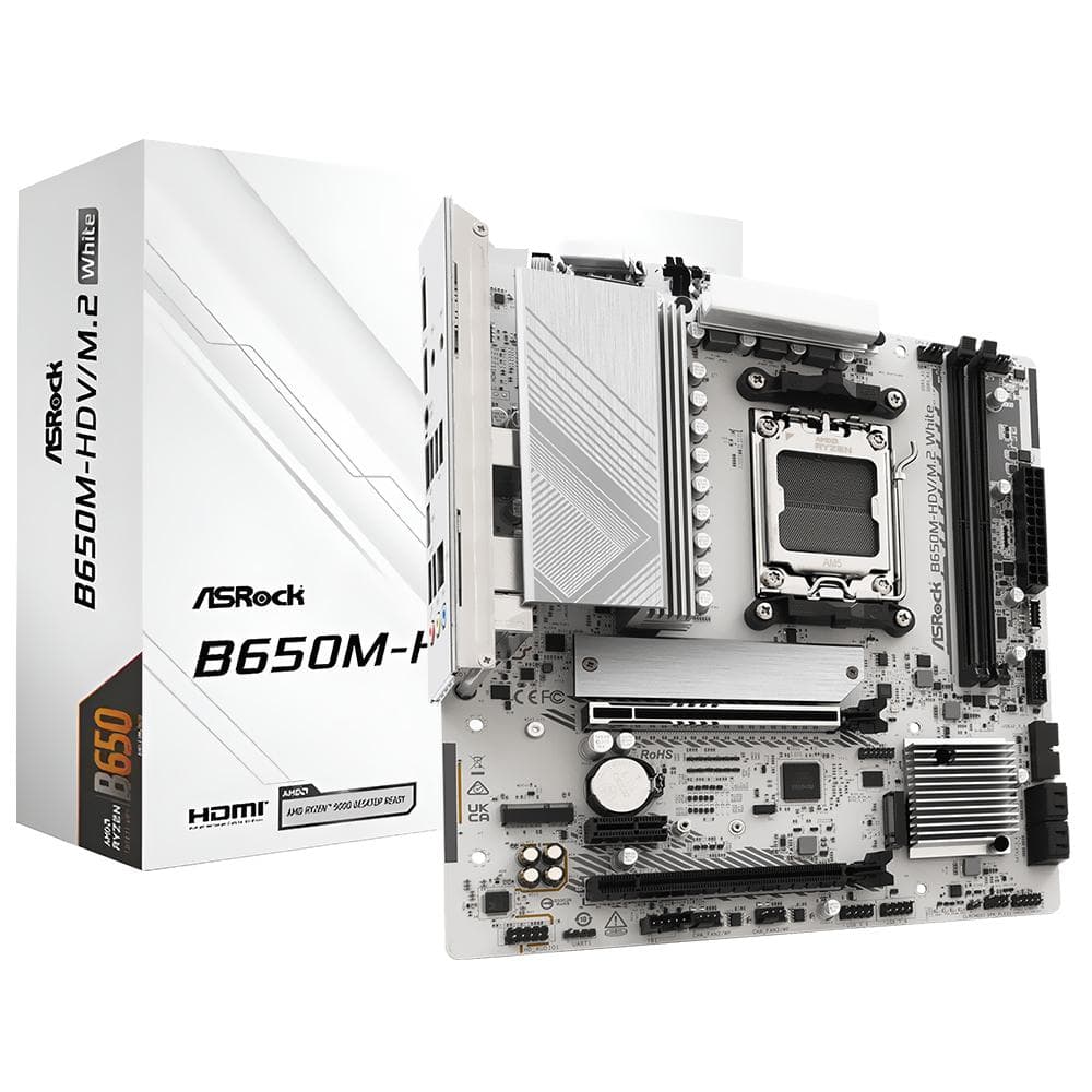 Placa-Mãe Asrock B650M-HDV/M.2 Socket Am5 / DDR5
