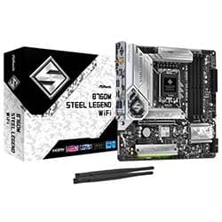 Placa Mãe ASRock B760M Steel Legend Wi-Fi Socket LGA 1700 / DDR5