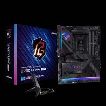 Placa-Mãe ASRock Z790 Nova WiFi DDR5 Lga1700 Atx Wi-Fi 7 - Preto