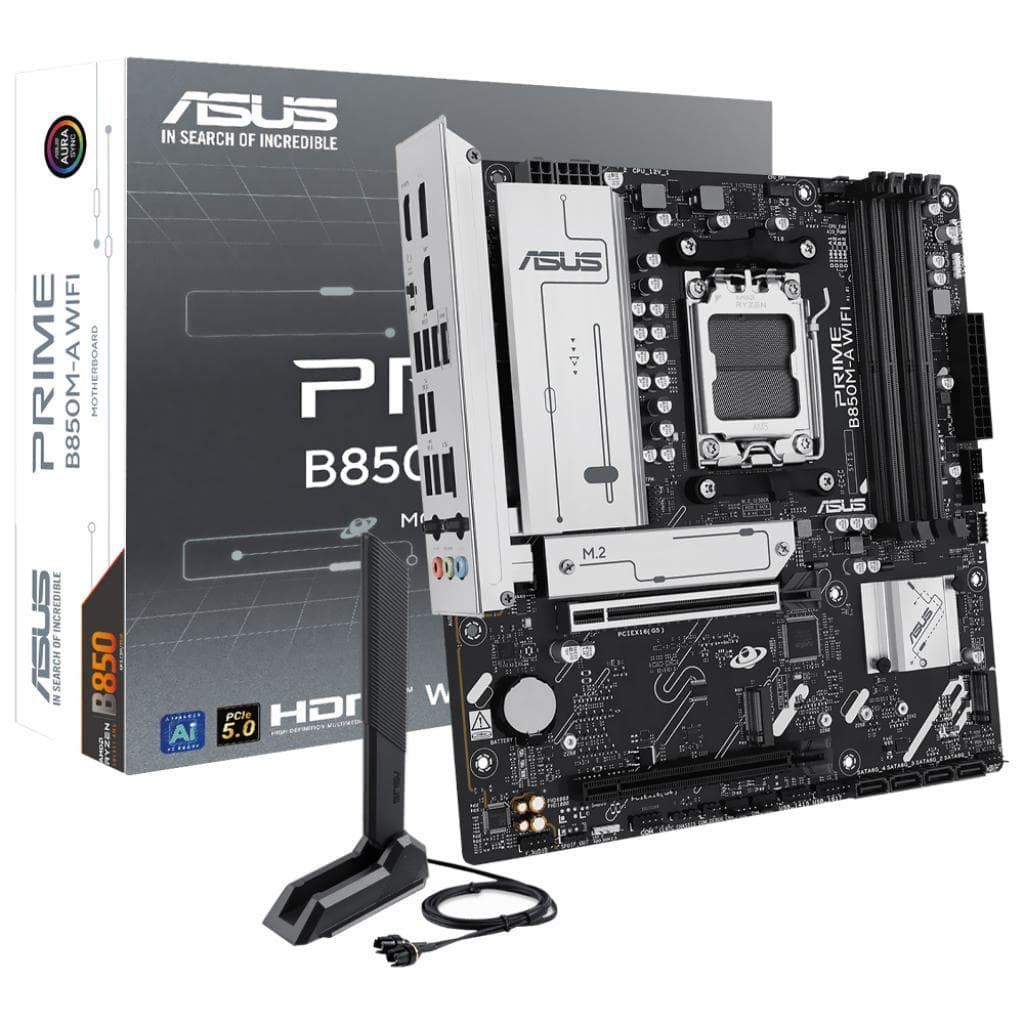 Placa-mãe Asus Prime B850M-A Wi-Fi Am5 DDR5 Matx