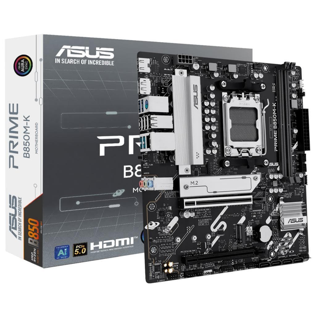 Placa-mãe Asus Prime B850M-K Am5 Micro-Atx