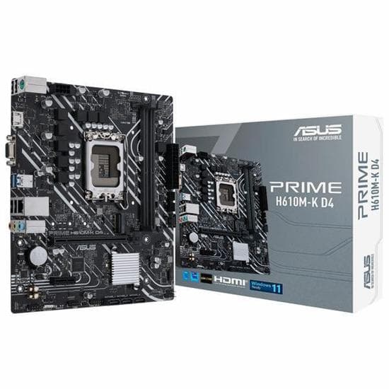 Placa-mãe Asus Prime H610M-K D4