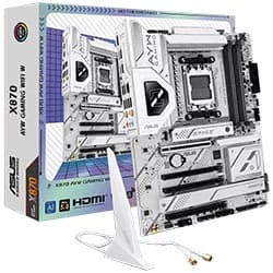 Placa Mãe ASUS X870 AYW Gaming Wi-Fi W Socket AM5 / DDR5