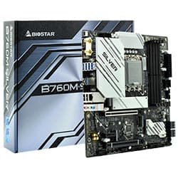 Placa-mãe Biostar B760M-Silver Socket Lga 1700 / DDR5