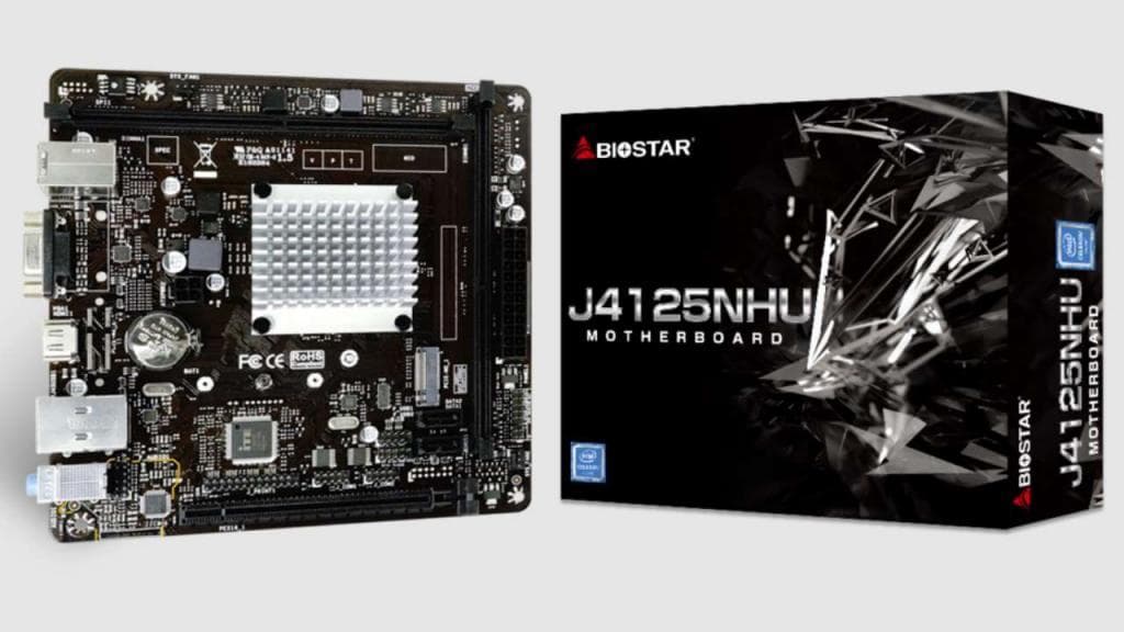 Placa-mãe Biostar J4125NHU Itx Intel Celeron J4125U