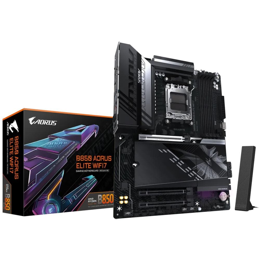 Placa-Mãe Gigabyte B850 Aorus Elite Wi-Fi 7 Soquete Am5 DDR5