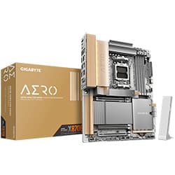 Placa Mãe Gigabyte X870E AERO X3D Wood Socket AM5 / DDR5