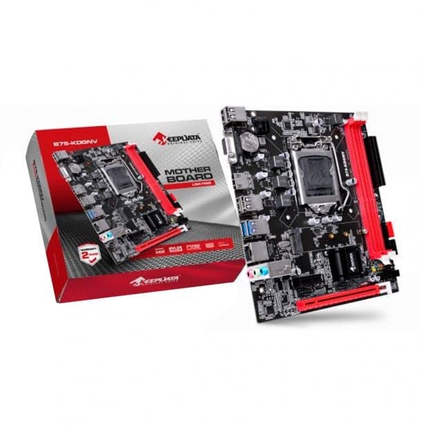 Placa-mãe Keepdata B75-Kdgnv Ddr3 HDMI/NVMe