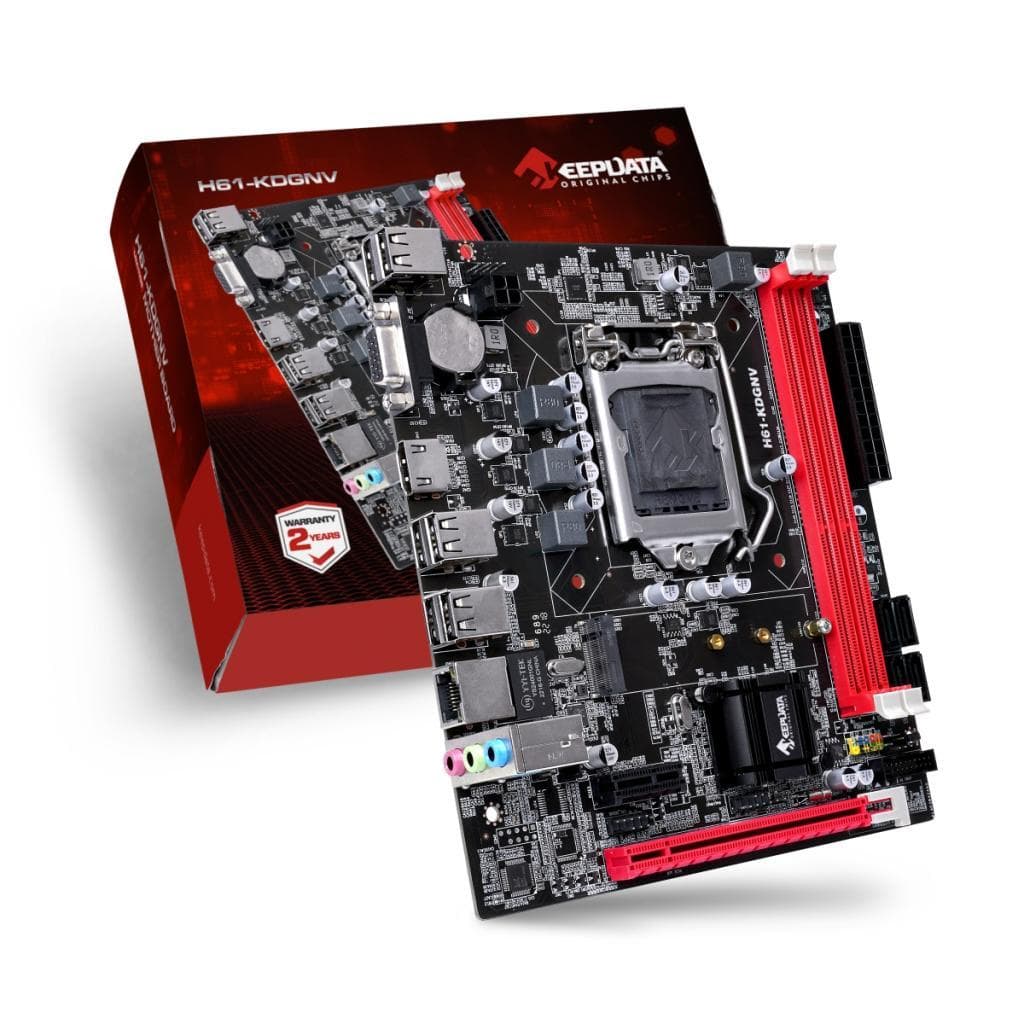 Placa-mãe Keepdata H61-Kdgnv Intel (1155) Ddr3 HDMI/NVME
