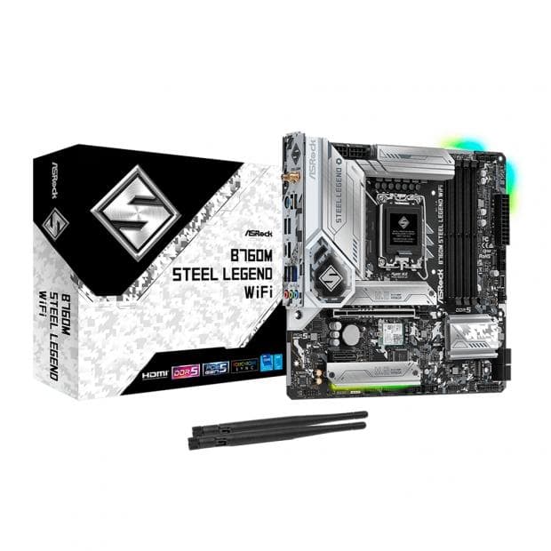 Placa-mãe Asrock B760M Steel Legend Wifi DDR5