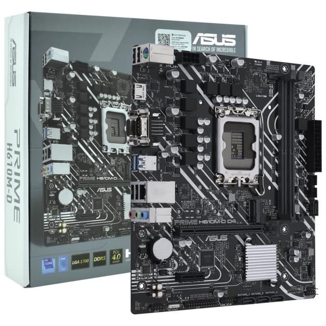 Placa-mãe Asus H610M-D Prime DDR5 Micro-ATX Intel 1700