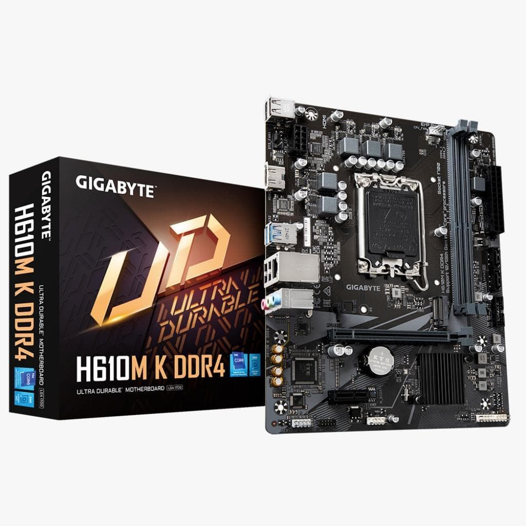 Placa-Mãe Gigabyte H610M K DDR4 Micro Atx