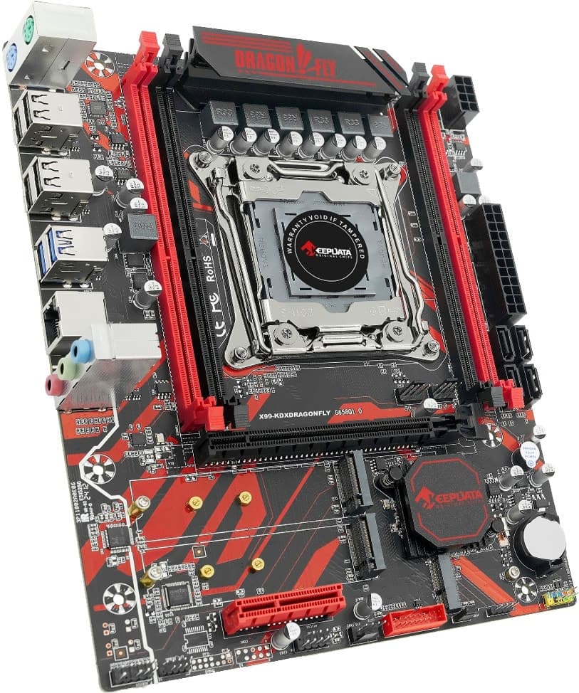Placa-mãe Keepdata X99 Dragonfly LGA2011/4xDDR4/PCI-E/USB/SATA