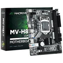 Placa Mãe Macrovip MV-H81V2 Socket LGA 1150 / VGA / DDR3