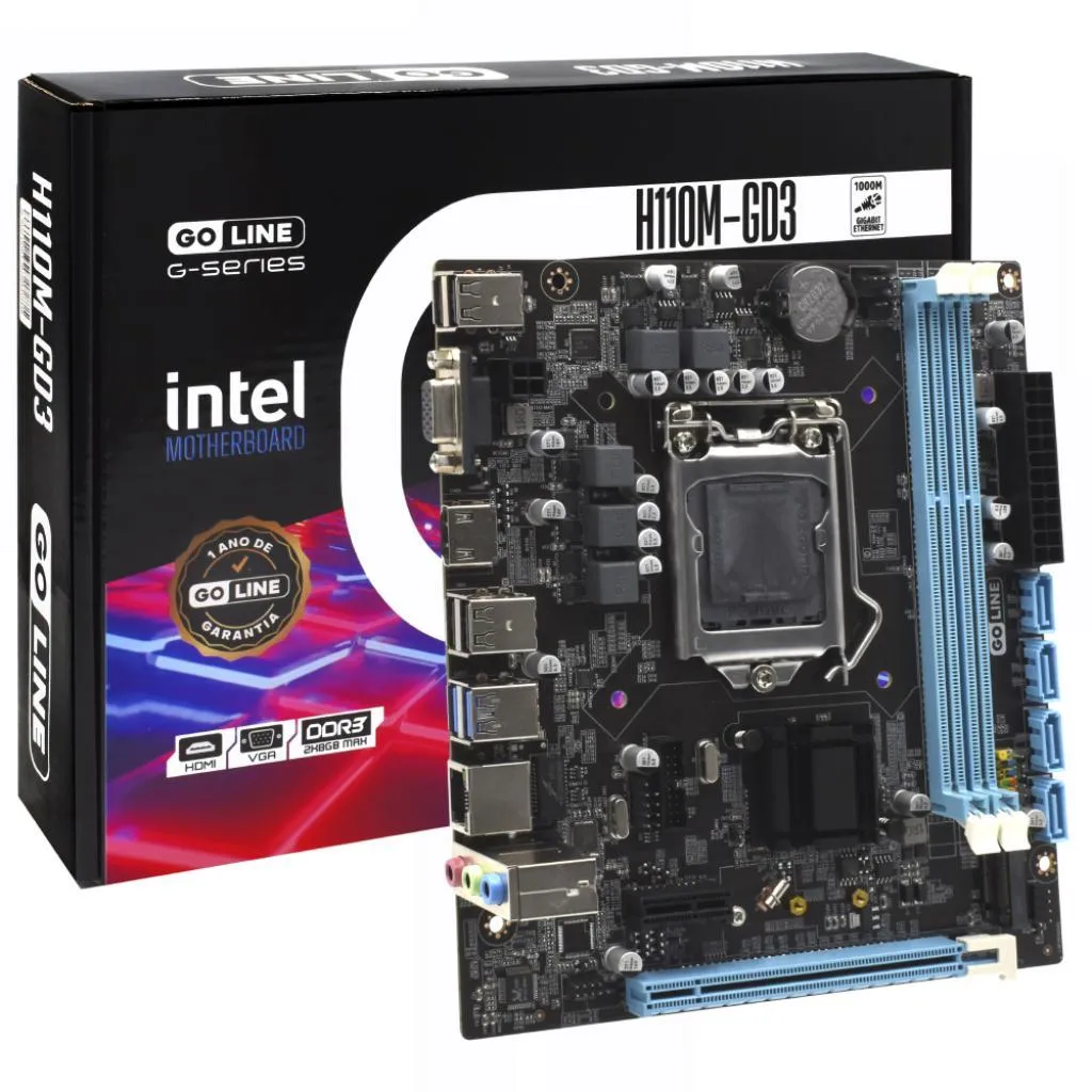 Placa-Mãe Goline Gl-H110M-Gd3