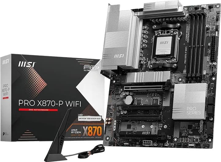 Placa-mãe Msi Pro X870-P Wifi AM5/4xDDR5/M.2/PCI-E/HDMI/USB-C/SATA
