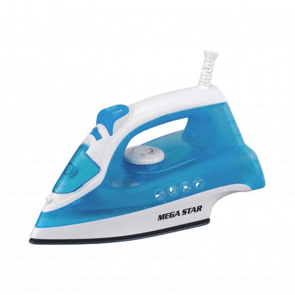 Ferro A Vapor Mega Star Pa608 Azul 220V
