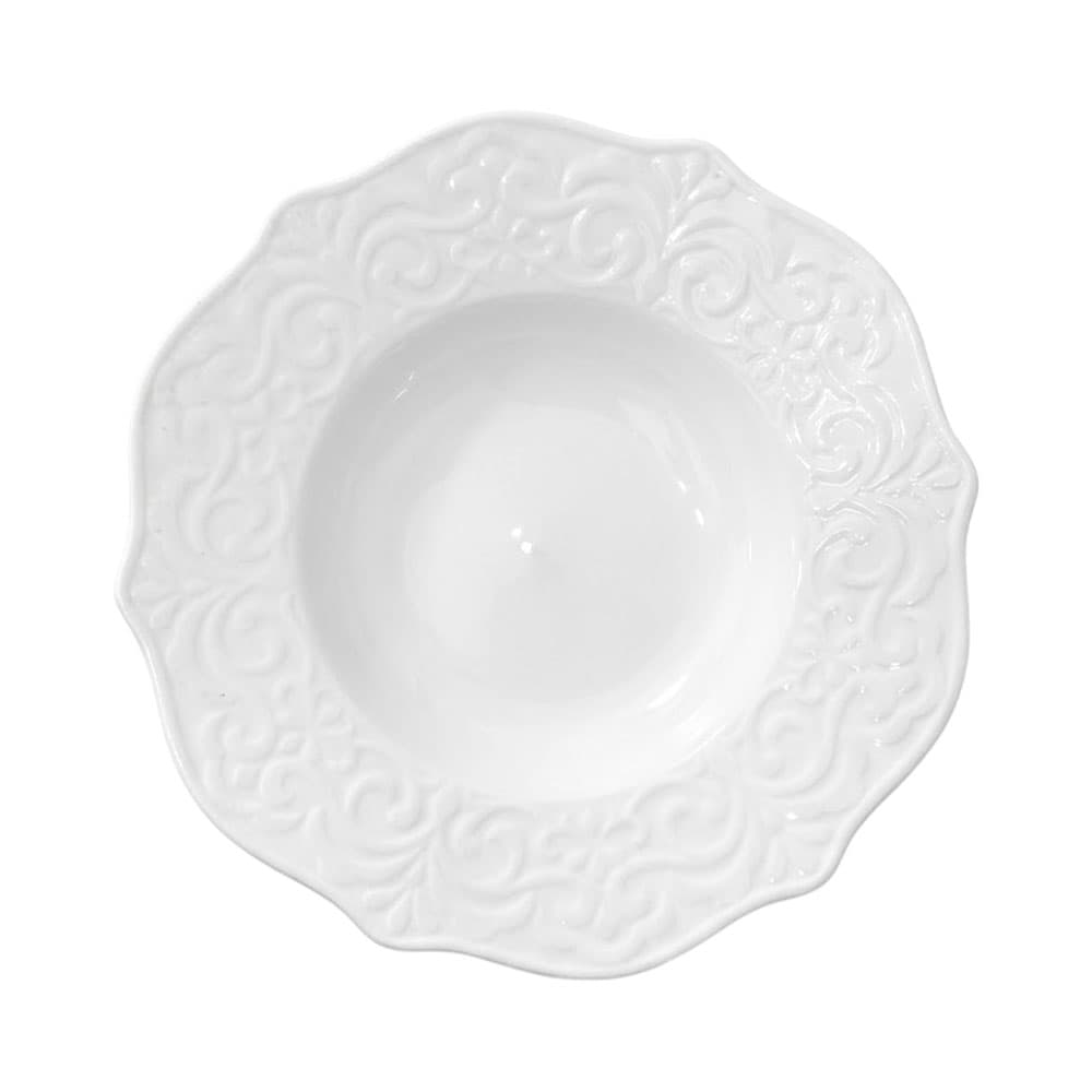 Prato Fundo Life Home Pz-A216 22 Cm Branco
