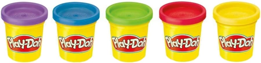 Kit de Massinha Play-Doh 5 Potes Hasbro F7368