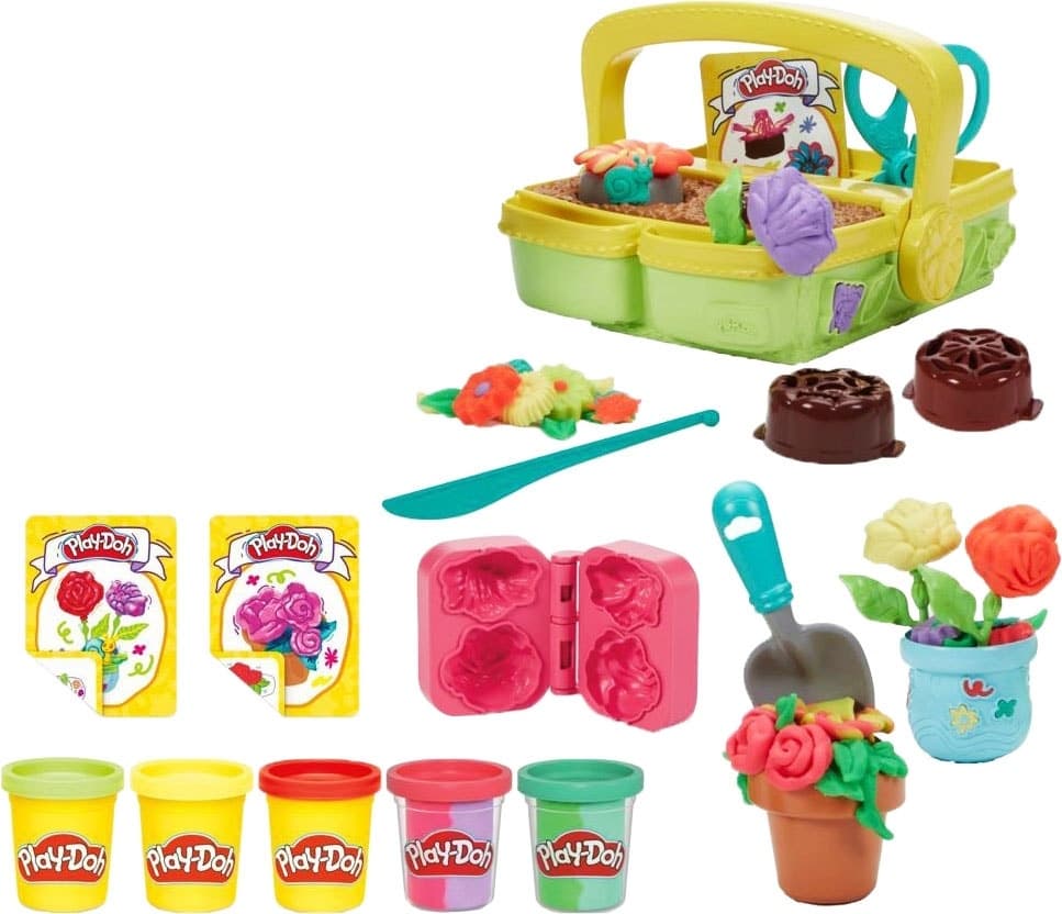Brinquedo Play-Doh Blooming Flowers Hasbro G0492
