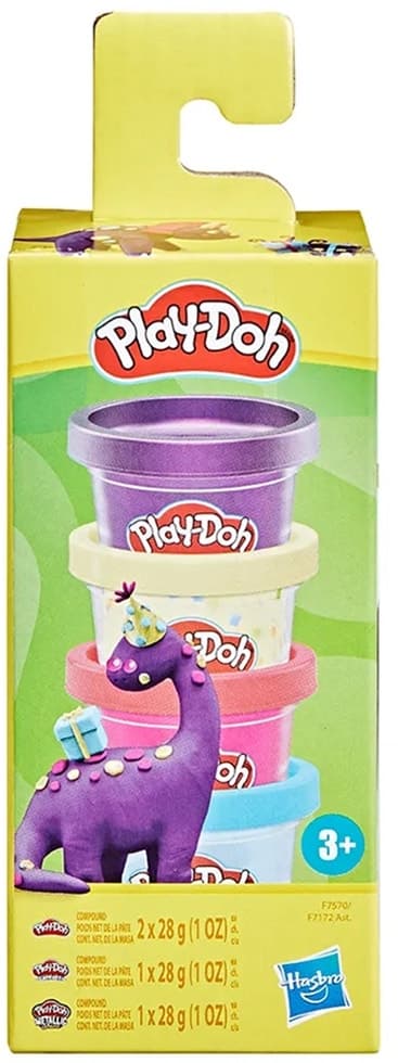 Brinquedo Play-Doh Dino Mini Color 4-Pack F7172-F7570 - Hasbro