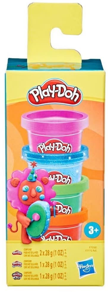 Brinquedo Play-Doh Zoo Mini Color 4-Pack F7172-F7558 - Hasbro