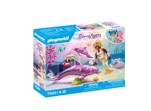 Brinquedo Playmobil Mermaid With Dolphi 71501