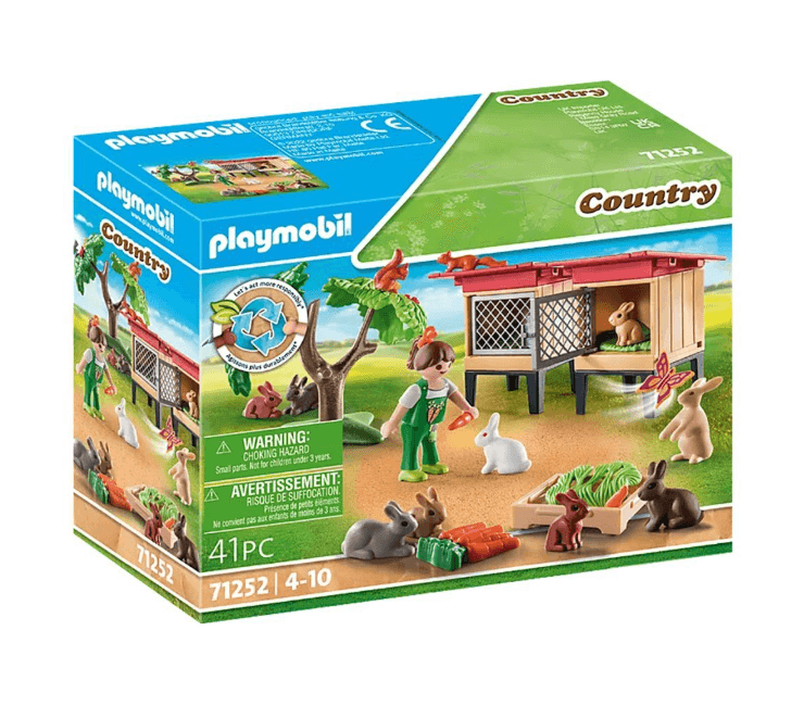 Brinquedo Playmobil Rabbit Enclosure 71252