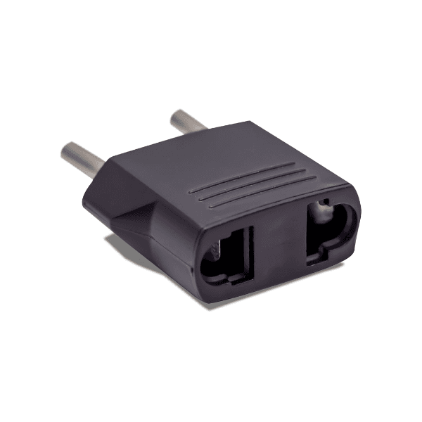 Adaptador de Tomada Geral Indiano para Brasileiro Preto
