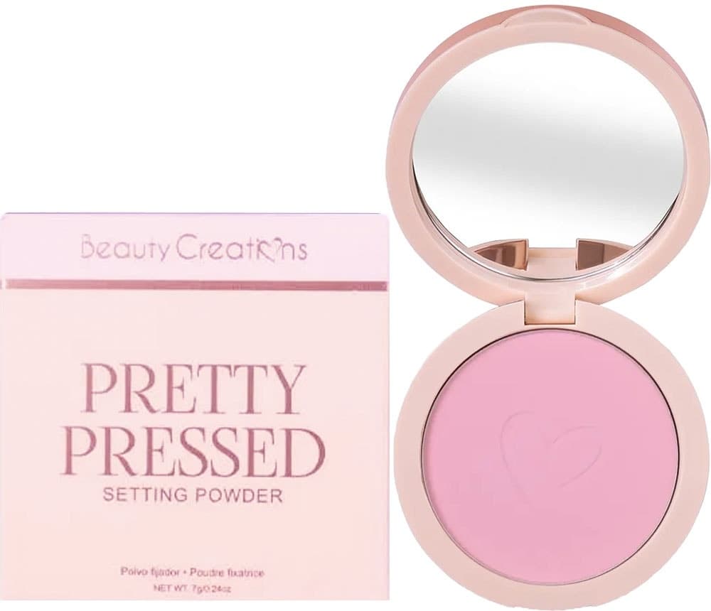 Pó Compacto Beauty Creations Pretty Pressed Setting Powder Pink About It - 7G