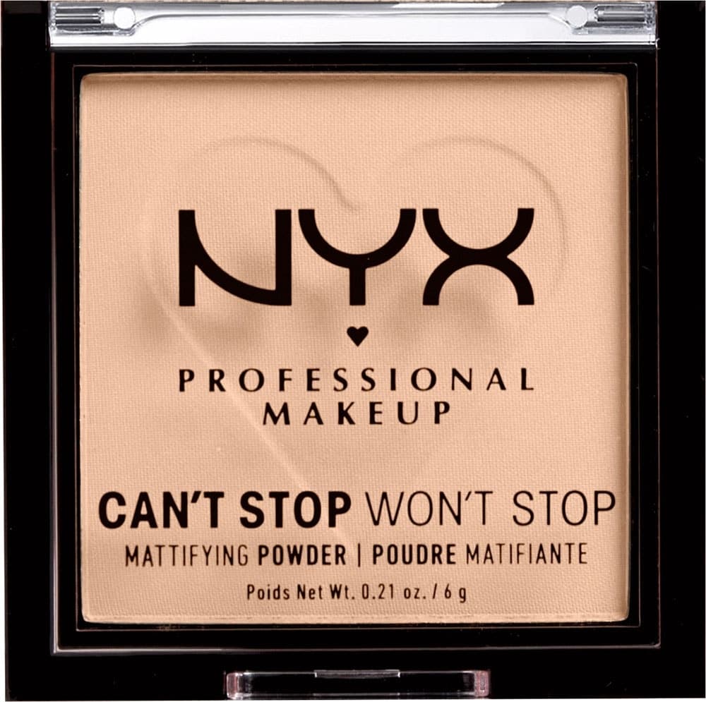 Pó Compacto Nyx Can´t Stop Powder Cswsm02 Light - 6G