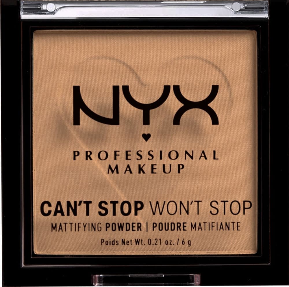 Pó Compacto Nyx Can't Stop Powder Cswsm04 Medium - 6G