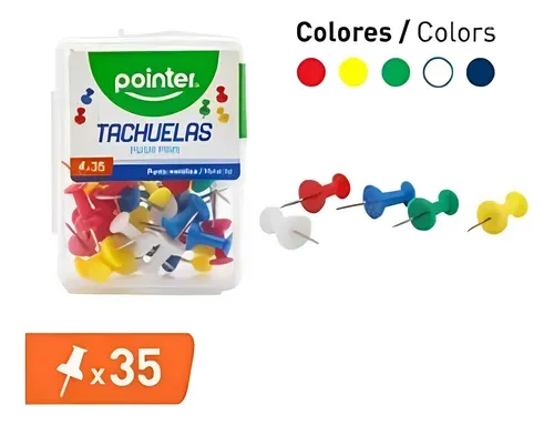 Tachuelas de Colores Pointer