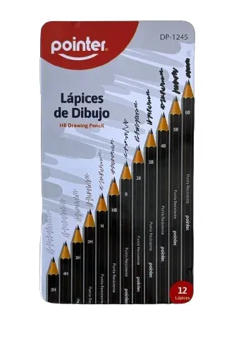 Lápis de Papel Pointer para Desenhos 12 Peças