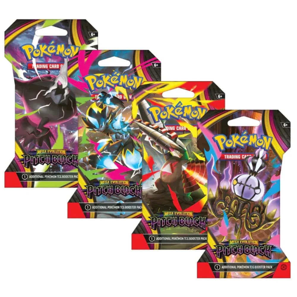 Pokemon Tcg Cartas Mega Evolution Pitch Black Sleeved Booster Pack Latam